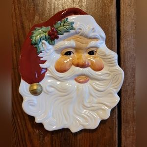 Fitz And Floyd Santa serving dish/decor
